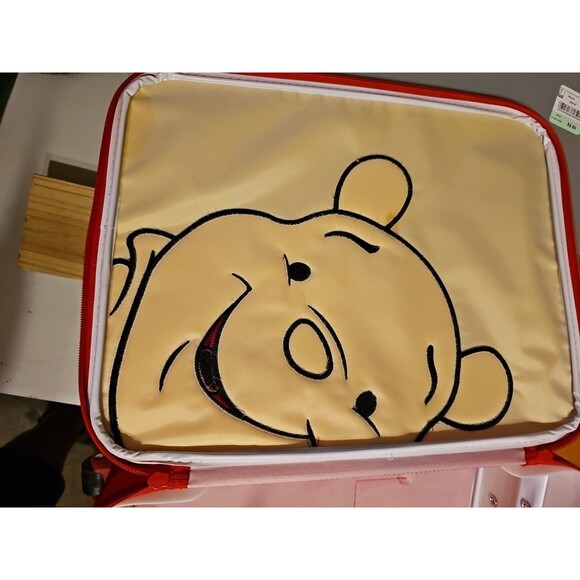 Disney Store Winnie the Pooh Rolling Suitcase • Kids Carry-On Soft-Sided • Vinta - Picture 3 of 8